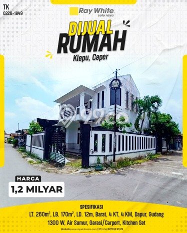 Dijual Cepat Rumah Bagus Siap Huni LB 170m2 di Ceper, Klaten Dijual Cepat Rumah Bagus Siap Huni LB 170m2 di Ceper, Klaten