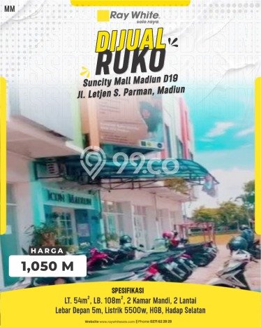 Ruko Bagus LT 54m2 LB 108m2 Dijual di Madiun Madiun Ruko Bagus LT 54m2 LB 108m2 Dijual di Madiun Madiun