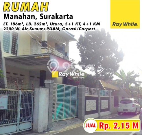 Rumah Strategis Modern Lb 262m2 di Manahan, Solo Rumah Strategis Modern Lb 262m2 di Manahan, Solo