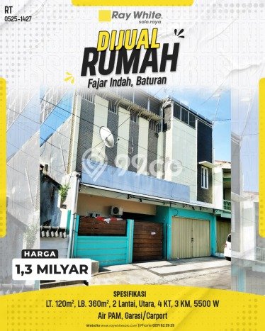 Dijual Rumah 4 Kamar Lokasi Strategis Bagus dan Strategis di Manahan Dijual Rumah 4 Kamar Lokasi Strategis Bagus dan Strategis di Manahan