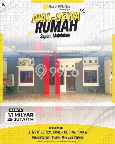 Dijual Rumah Strategis Bagus Punya 4 KT di Jaten Karanganyar SHM Dijual Rumah Strategis Bagus Punya 4 KT di Jaten Karanganyar SHM