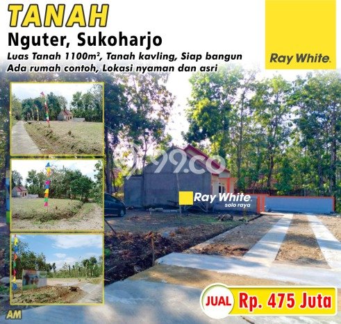 Jarang Ada! Tanah di Nguter Punya Luas 884m2 SHM Jarang Ada! Tanah di Nguter Punya Luas 884m2 SHM