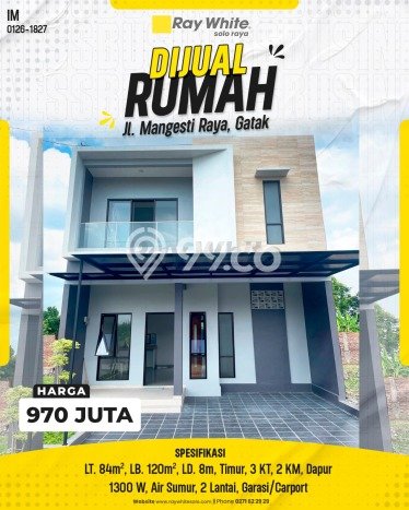 Hunian Cantik Modern Lb 120m2 di Gatak, Sukoharjo Hunian Cantik Modern Lb 120m2 di Gatak, Sukoharjo
