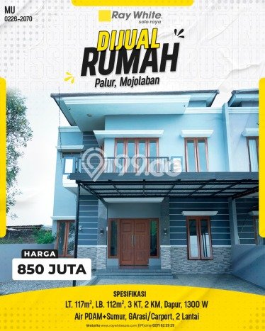 Dijual Rumah 3 Kamar Lokasi Ideal Nyaman dan Strategis di Mojolaban Dijual Rumah 3 Kamar Lokasi Ideal Nyaman dan Strategis di Mojolaban