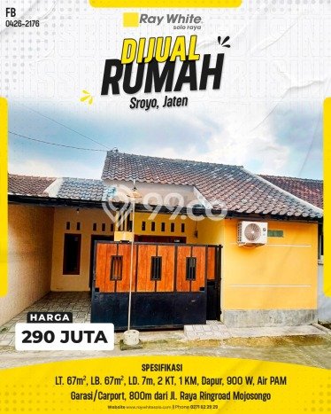 Rumah Minimalis Favorit Dijual Area Jaten LT 67m2 Rumah Minimalis Favorit Dijual Area Jaten LT 67m2