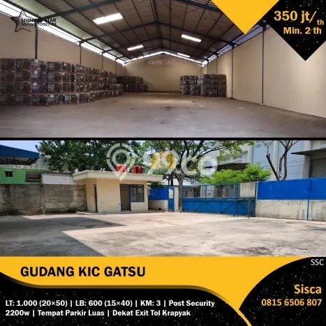 Gudang Disewa di Semarang Barat, Semarang, LT 1000m2 / LB 600m2 Gudang Disewa di Semarang Barat, Semarang, LT 1000m2 / LB 600m2