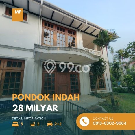 Rumah Luxury Modern Tanpa Renovasi di Pondok Indah Jakarta Selatan Rumah Luxury Modern Tanpa Renovasi di Pondok Indah Jakarta Selatan