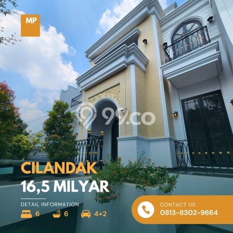 Siap Huni Rumah Mewah 6 Kamar di Cilandak Dekat ke Mana Pun Siap Huni Rumah Mewah 6 Kamar di Cilandak Dekat ke Mana Pun