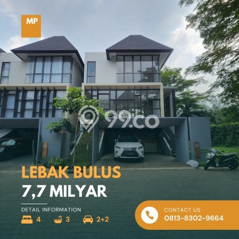 Rumah Elit LB 263m2 Siap Huni Desain Elegan di Lebak Bulus, Jakarta Selatan Rumah Elit LB 263m2 Siap Huni Desain Elegan di Lebak Bulus, Jakarta Selatan
