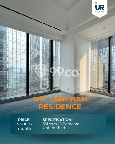 Apartemen Nyaman untuk Disewa, 3 Kamar di Jakarta Selatan Apartemen Nyaman untuk Disewa, 3 Kamar di Jakarta Selatan