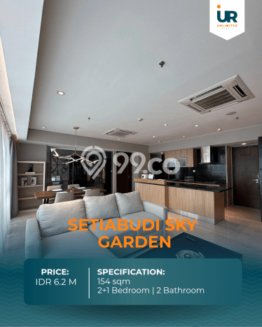 Paling Dicari! Apartemen Premium Dijual di Setiabudi Punya 2 Bedroom Paling Dicari! Apartemen Premium Dijual di Setiabudi Punya 2 Bedroom