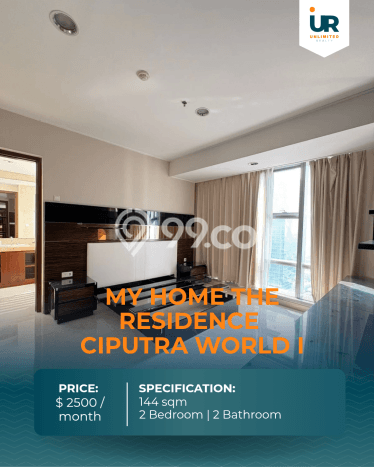 Hunian Apartemen Sewa Siap Pakai di Prof. Dr. Satrio Jakarta Selatan dengan 2 KT / 2 KM Hunian Apartemen Sewa Siap Pakai di Prof. Dr. Satrio Jakarta Selatan dengan 2 KT / 2 KM