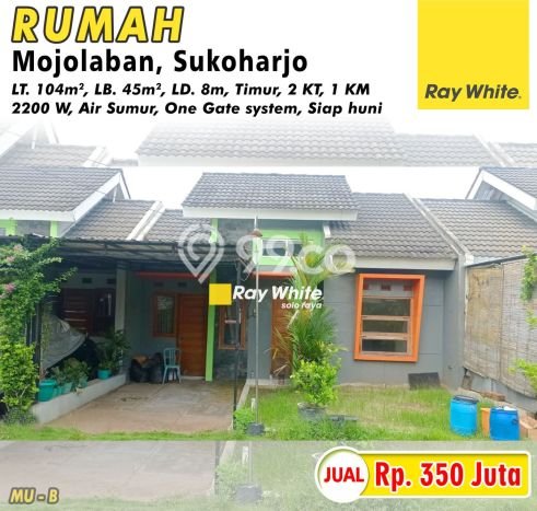 Jual Rumah Murah di Mojolaban Sukoharjo Harga Rp 350 Juta LT 104m2 Jual Rumah Murah di Mojolaban Sukoharjo Harga Rp 350 Juta LT 104m2