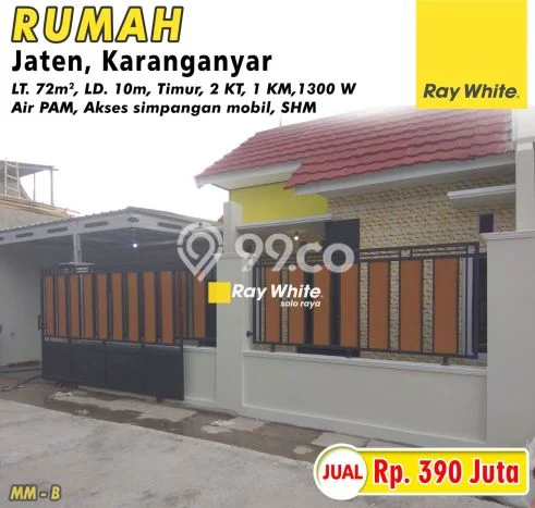 Jual Rumah Siap Huni di Jaten Karanganyar Harga Rp 250 Juta LT 72m2 Jual Rumah Siap Huni di Jaten Karanganyar Harga Rp 250 Juta LT 72m2