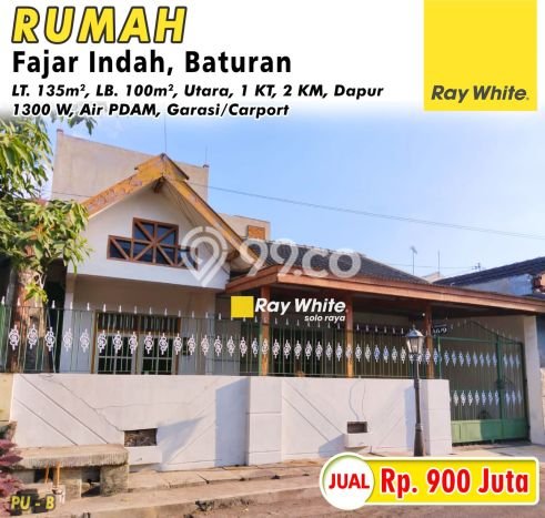 Dijual Cepat Rumah Bagus Siap Huni LB 100m2 di Colomadu, Karanganyar Dijual Cepat Rumah Bagus Siap Huni LB 100m2 di Colomadu, Karanganyar