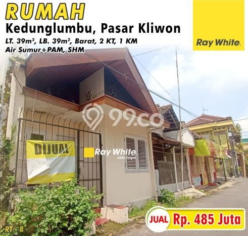 Rumah Minimalis Dijual di Pasar Kliwon 2 Kamar dengan LT 39m2 Rumah Minimalis Dijual di Pasar Kliwon 2 Kamar dengan LT 39m2