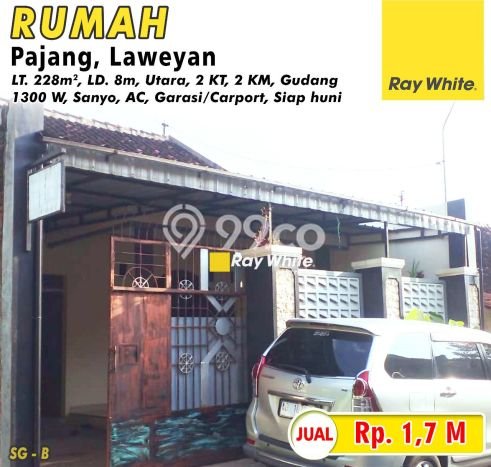 Jual Rumah Strategis Bagus Punya 2 KT di Laweyan Surakarta SHM Jual Rumah Strategis Bagus Punya 2 KT di Laweyan Surakarta SHM