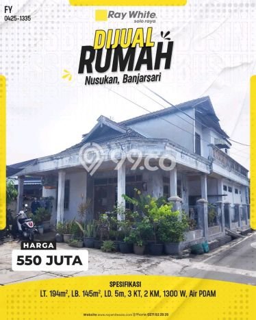 Dijual Rumah Strategis Bagus Punya 3 KT di Banjarsari Solo SHM Dijual Rumah Strategis Bagus Punya 3 KT di Banjarsari Solo SHM