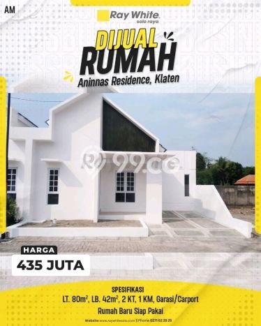 Rumah Budget Terbaik Dijual Area Klaten Utara LT 86m2 Rumah Budget Terbaik Dijual Area Klaten Utara LT 86m2