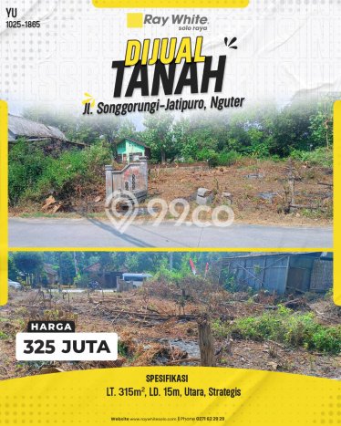 Lahan Strategis di Nguter Dijual dengan Luas 632m2 Lahan Strategis di Nguter Dijual dengan Luas 632m2