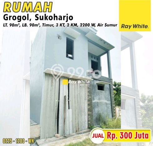 Jual Rumah Harga Miring Grogol Punya 3 Kamar & LT 90m2 Jual Rumah Harga Miring Grogol Punya 3 Kamar & LT 90m2