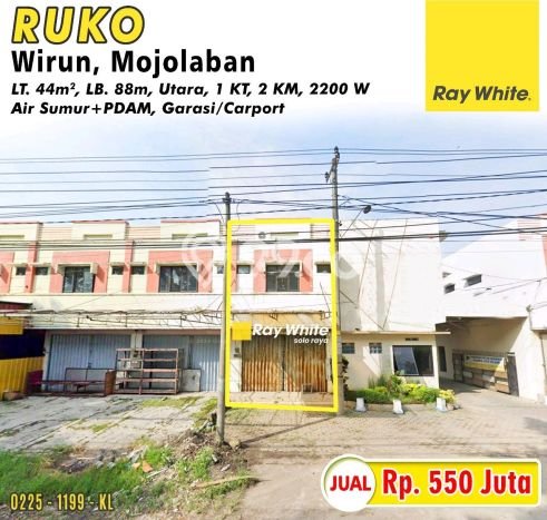 Area Ramai! Ruko Dijual di Mojolaban untuk Bisnis Luas Bangunan 88m2 Area Ramai! Ruko Dijual di Mojolaban untuk Bisnis Luas Bangunan 88m2