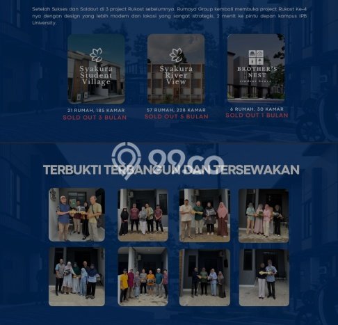 Rumah Kost Dijual Lokasi Dramaga, Bogor, 5 Kamar Tidur, 5 Kamar Mandi, 70m2 Rumah Kost Dijual Lokasi Dramaga, Bogor, 5 Kamar Tidur, 5 Kamar Mandi, 70m2