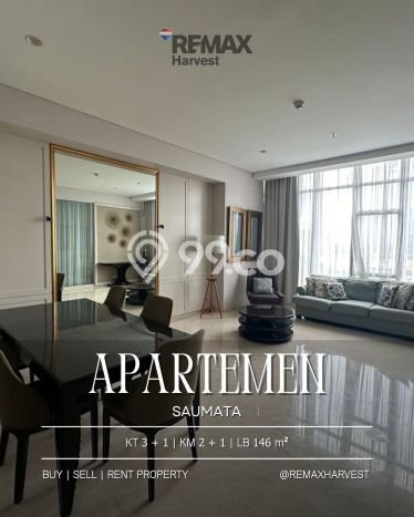 Paling Dicari! Apartemen Premium Dijual di Alam Sutera Punya 3 Bedroom Paling Dicari! Apartemen Premium Dijual di Alam Sutera Punya 3 Bedroom
