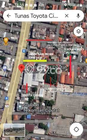Jarang Ada! Tanah di Ciputat Punya Luas 1300m2 - Jarang Ada! Tanah di Ciputat Punya Luas 1300m2 -