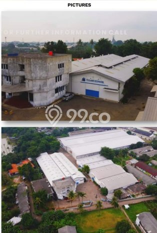 Pabrik Dijual di Prime Area Tangerang Luas 12261m2 Pabrik Dijual di Prime Area Tangerang Luas 12261m2