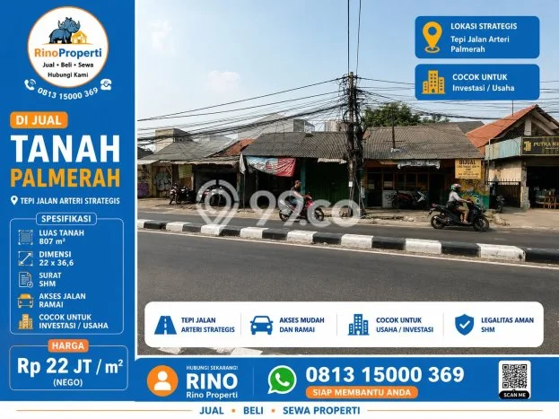 Tanah Kavling Dijual di Jakarta Barat dengan Spesifikasi 807m2 Tanah Kavling Dijual di Jakarta Barat dengan Spesifikasi 807m2