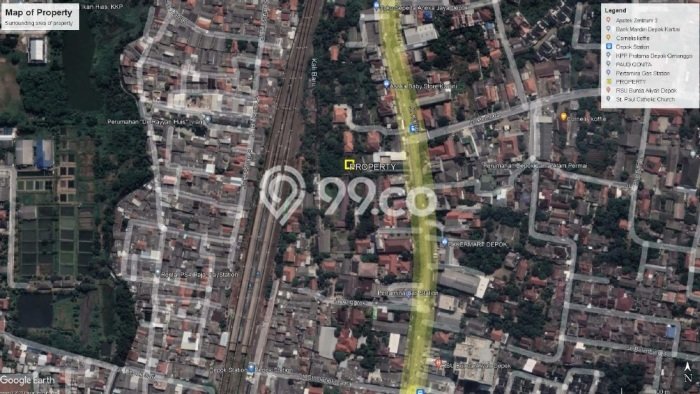 Tanah Dijual Lokasi Pancoran Mas, Depok Luas 2304m2 Legalitas Aman Tanah Dijual Lokasi Pancoran Mas, Depok Luas 2304m2 Legalitas Aman