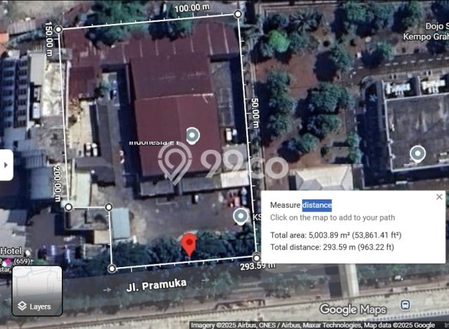 Lahan untuk Dijual di Cempaka Putih Jakarta Pusat Luas 5000m2 Lahan untuk Dijual di Cempaka Putih Jakarta Pusat Luas 5000m2