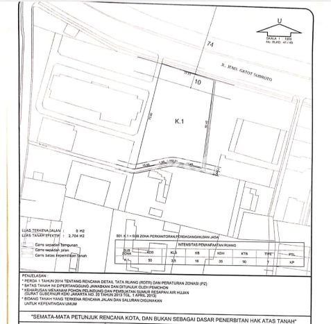 Dijual Tanah Lokasi Gatot Subroto, Jakarta Selatan Seluas 2730m2 Dijual Tanah Lokasi Gatot Subroto, Jakarta Selatan Seluas 2730m2
