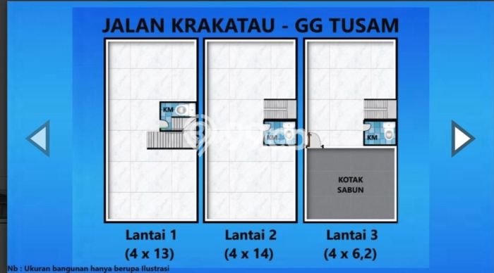 Unit Ruko Dijual di Medan Timur Medan Luas Bangunan 132m2 Unit Ruko Dijual di Medan Timur Medan Luas Bangunan 132m2