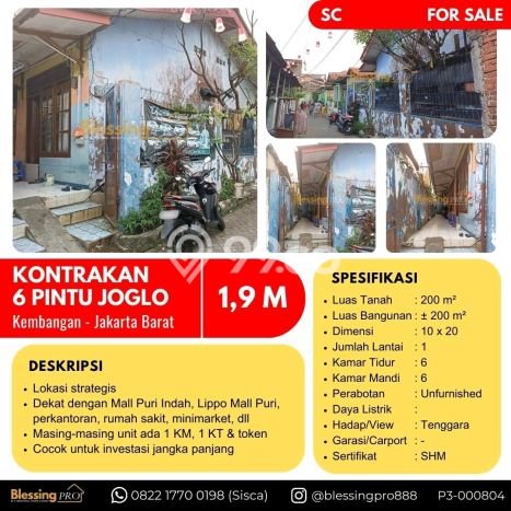 Rumah Modern 1 KT di Joglo Jakarta Barat Unfurnished Rumah Modern 1 KT di Joglo Jakarta Barat Unfurnished