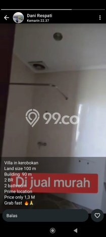 DIJUAL! Vila di , Luas 100m2m², Posisi Premium DIJUAL! Vila di , Luas 100m2m², Posisi Premium