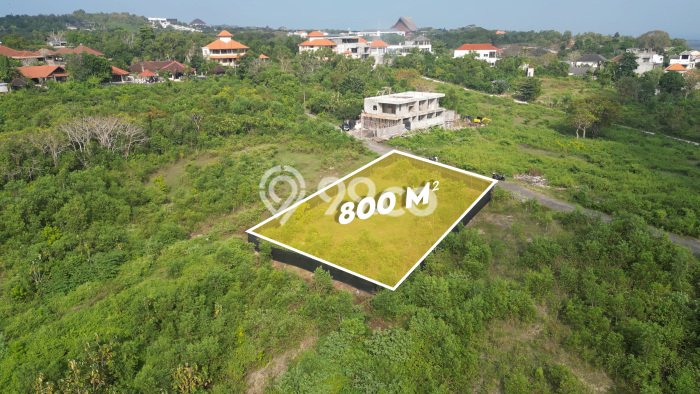 Tanah Kavling Dijual di Ungasan, Badung dengan Luas Tanah 800m2 Tanah Kavling Dijual di Ungasan, Badung dengan Luas Tanah 800m2