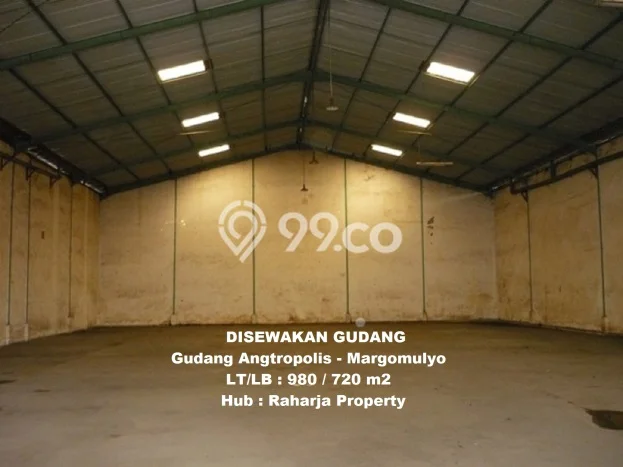 Disewakan Gudang di Kawasan Ramai Margomulyo Luas 720m2 Disewakan Gudang di Kawasan Ramai Margomulyo Luas 720m2