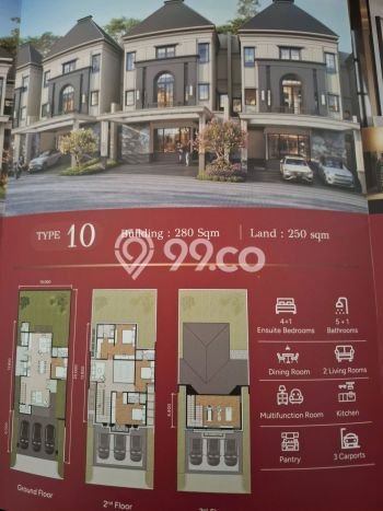Rumah Modern 5 KT di Rancamaya Bogor Unfurnished Rumah Modern 5 KT di Rancamaya Bogor Unfurnished