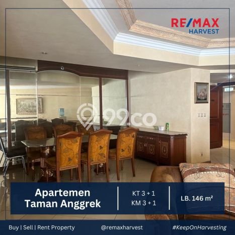 Apartemen Terawat Dijual di Jakarta Barat Spesifikasi 3 KT, 3 KM Apartemen Terawat Dijual di Jakarta Barat Spesifikasi 3 KT, 3 KM