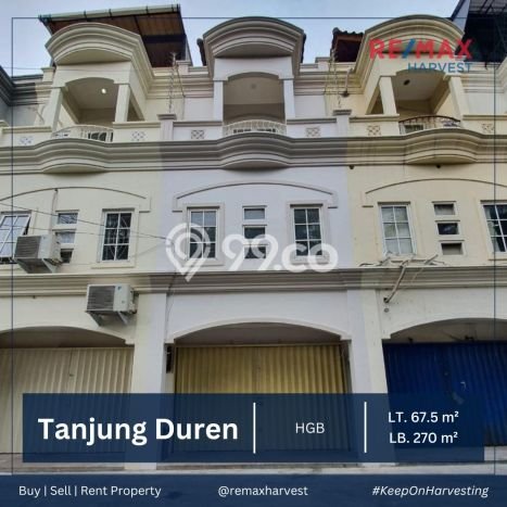 Ruko Dijual di Jakarta Barat LT 67m2 & LB 270m2 Lokasi Terbaik! Ruko Dijual di Jakarta Barat LT 67m2 & LB 270m2 Lokasi Terbaik!