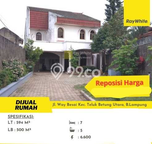 Siap Huni Rumah Mewah 7 Kamar di Teluk Betung Utara Dekat ke Mana Pun Siap Huni Rumah Mewah 7 Kamar di Teluk Betung Utara Dekat ke Mana Pun