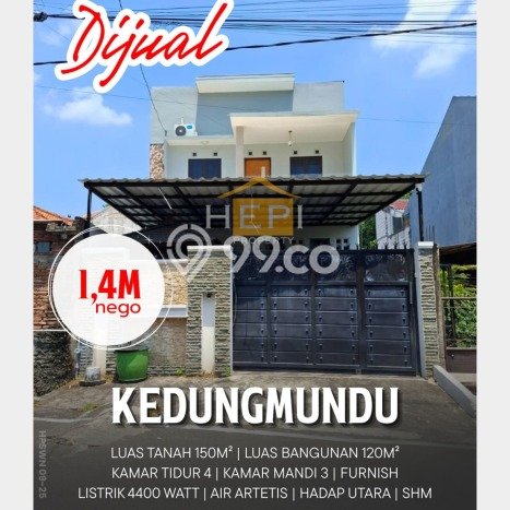 Rumah Luas Asri 4 KT Siap Huni di Kedungmundu Semarang Rumah Luas Asri 4 KT Siap Huni di Kedungmundu Semarang