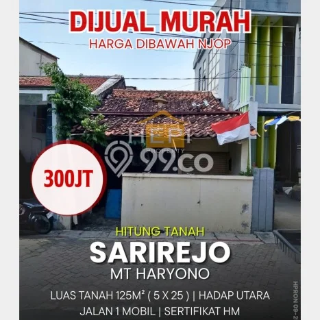 Rumah Modern LB/LT 125m2/125m2 Siap Huni di Sarirejo, Semarang Rumah Modern LB/LT 125m2/125m2 Siap Huni di Sarirejo, Semarang