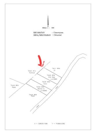 Lahan Dijual Lokasi Strategis di Bandung dengan Luas 550m2 Lahan Dijual Lokasi Strategis di Bandung dengan Luas 550m2
