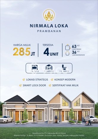 Rumah Minimalis Terbaik Dijual di Prambanan LT 66m2 Rumah Minimalis Terbaik Dijual di Prambanan LT 66m2