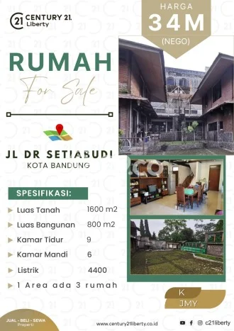 Hunian Super Mewah dengan Akses Paling Strategis di Setiabudi, Bandung Hunian Super Mewah dengan Akses Paling Strategis di Setiabudi, Bandung