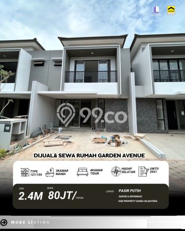Rumah Modern 4 KT di Batam Centre Batam Unfurnished Rumah Modern 4 KT di Batam Centre Batam Unfurnished
