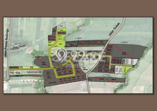 Lahan Kosong Dijual di Tabanan dengan Area 411m2 Lahan Kosong Dijual di Tabanan dengan Area 411m2